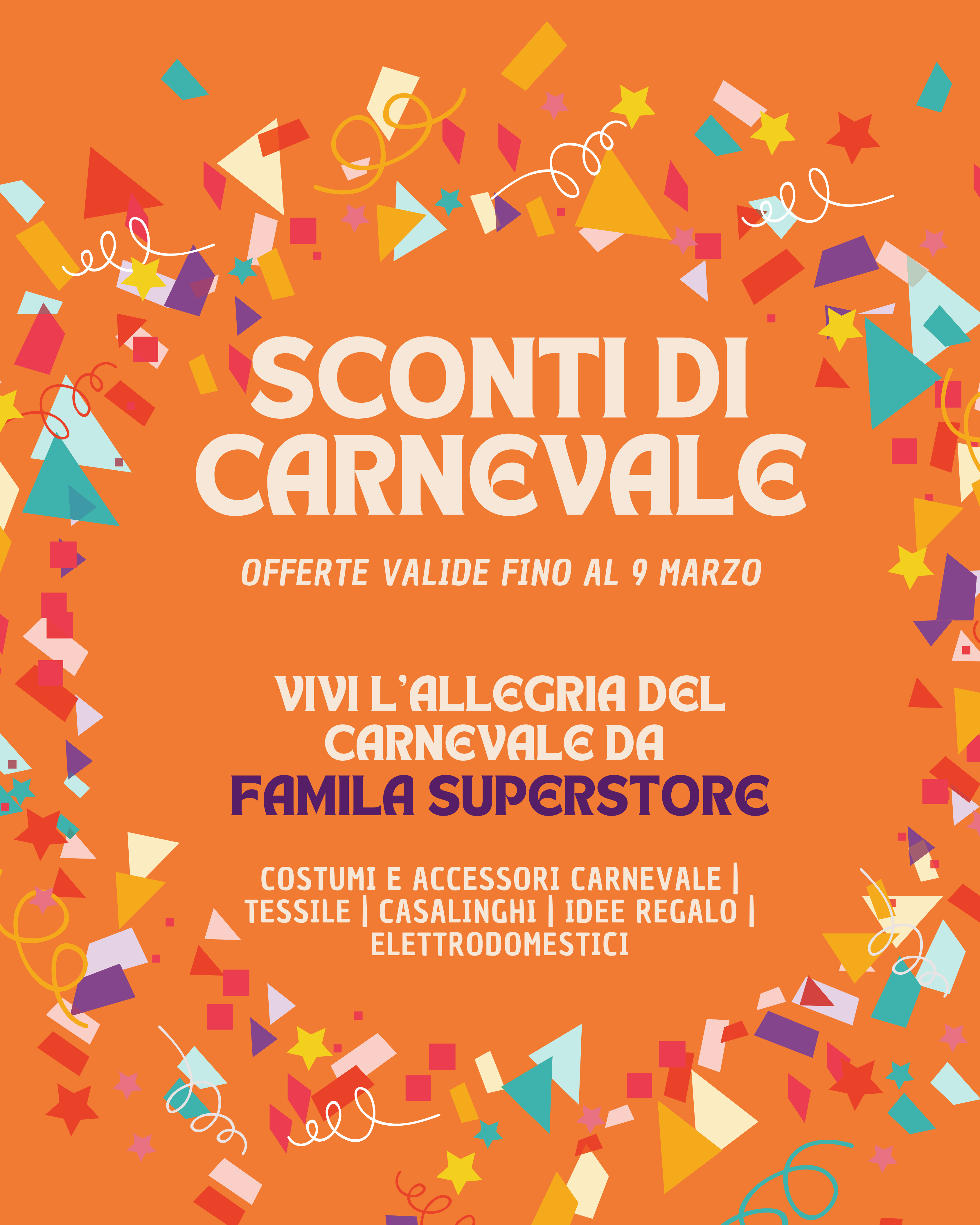 Sconti di Carnevale - Famila Superstore